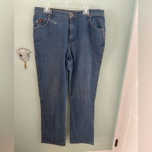 Lee Jeans, Faded Blue Denim, 18 Long